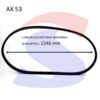 Cinghia PIBELT AX 53 - PIBELT AX53