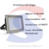 Proiettore Grigio da Esterno 100W Luce naturale 4000° - VTAC 5847