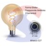 Lampadina LED E27 5 W Globo 2.200 K - VTAC 7415