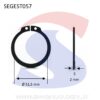 Anello Elastico di sicurezza per Albero (Seeger Esterno) M57 - VITI SEGEST057