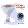 Lampadina LED Chip Samsung E27 11 W Par30 3.000 K - VTAC 153