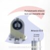 Portalampada attacco G13 con morsetto . - RELCO 6013