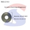 Rondella a Fascia Larga (Maggiorata) Inox M4X12 - INOX 9021-2-4.3