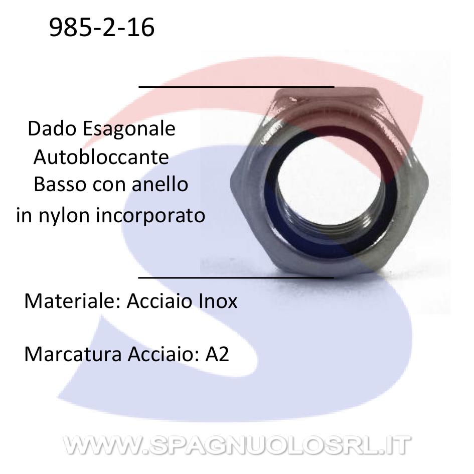 QUARKZMAN 9/16-12 Esagonale Dadi Carbonio Acciaio