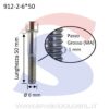 Vite TCEI Inox Parzialmente Filettata 6X50 mm - SPINELLI 912-2-6*50