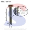 Vite TE Inox Parzialmente Filettata 18X60 mm - SPINELLI 931-2-18*60
