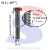 Vite TE Inox Parzialmente Filettata 20X70 mm - SPINELLI 931-2-20*70