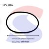 Cinghia OPTIBELT SPZ 887 - OPTIBELT SPZ887