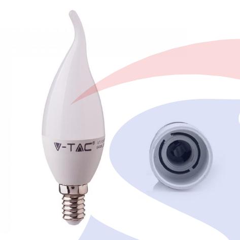 Lampadina LED E14 6 W Colpo di Vento 4000 K  - VTAC 4352