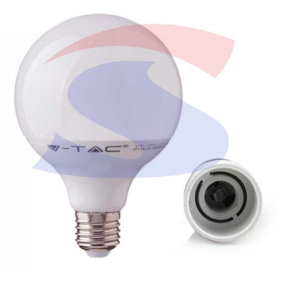 Lampadina LED E27 13 W Globo 3.000 K - VTAC 4253