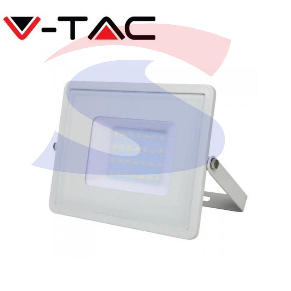 Proiettore Bianco da Esterno 30W Luce Naturale 4000° - VTAC 404
