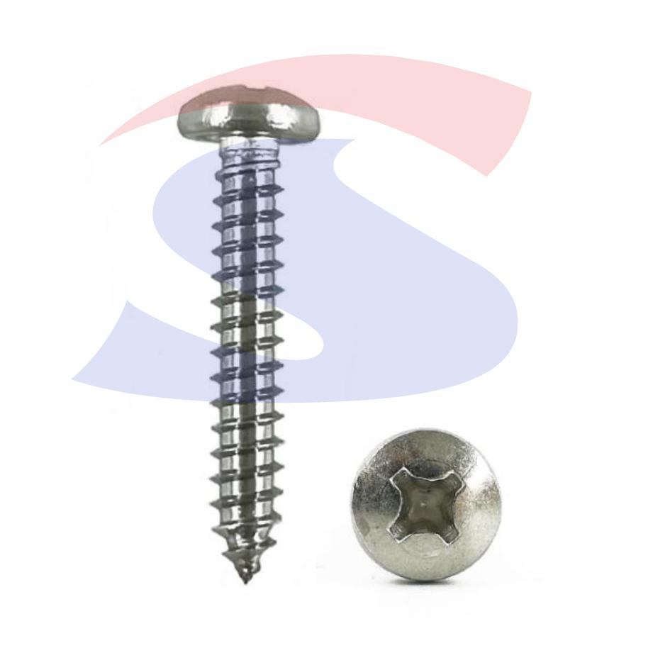 Vite Autofilett. TC Calotta ed impronta a Croce Inox 4,2X32 - INOX 7981-2-4.2*32