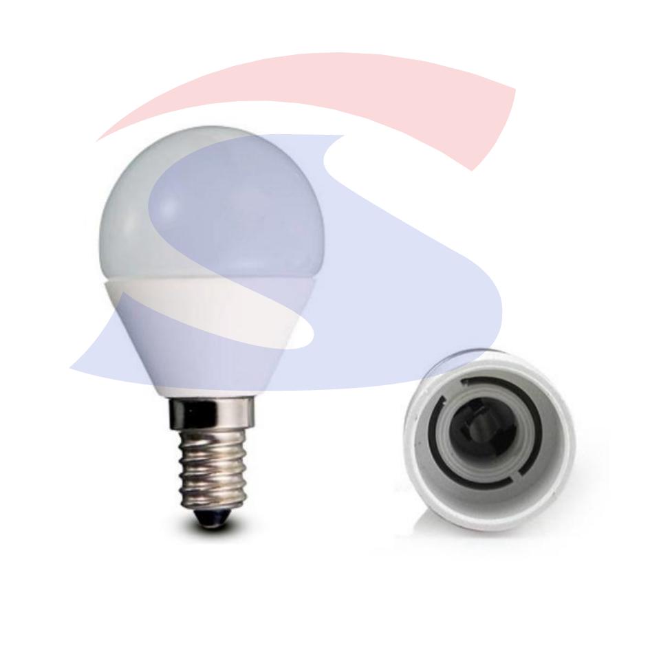 Lampadina LED E14 5,5 W Sfera 6.400 K  - VTAC 42521