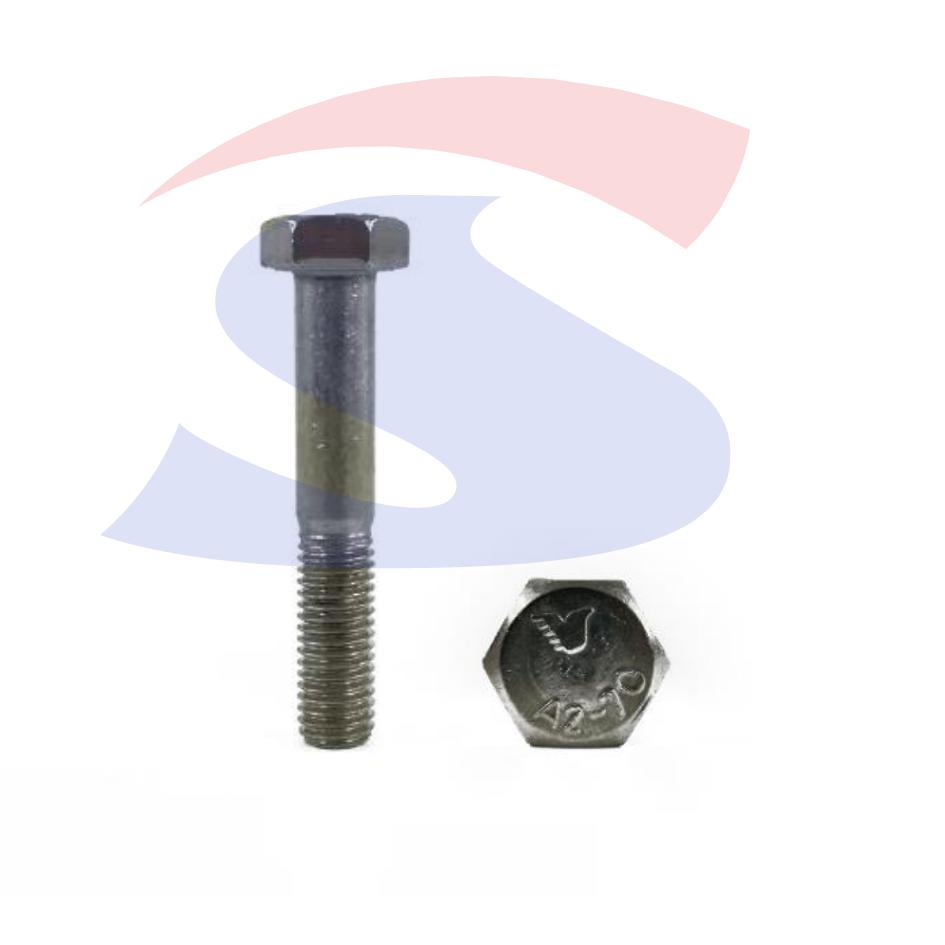 Vite 5x50 Testa Esagonale Con Filettatura Intera Inox - Foto 3