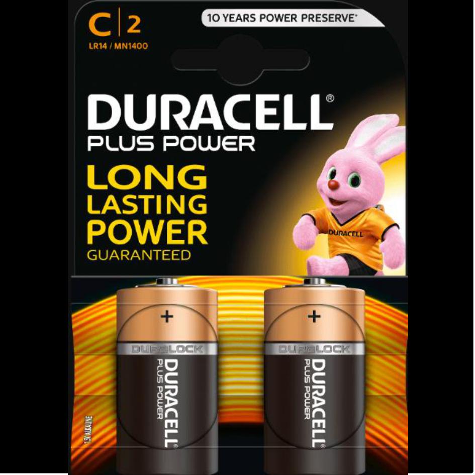 Batterie Alcaline PLUS POWER C - DURACELL MN1400/2