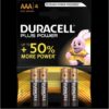 Batterie Alcaline PLUS POWER AAA 1,5 V - DURACELL MN2400/4