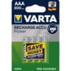 Batterie Varta ACCU POWER AAA 800 MAH 1,2 V - VARTA 56703101402