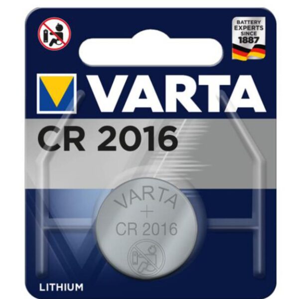 Batterie specialistiche Varta 2016 a bottone al Litio da 3V - VARTA 06016101401