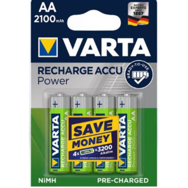 Batterie Varta ACCU POWER AA 2100 MAH 1,2 V - VARTA 56706101404