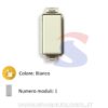 Interruttore serie "8000" 1P 10 A, 250 V Bianco - VIMAR 08000