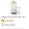 Pulsante serie "IDEA" NO 10A 250V, Bianco - VIMAR 16080.B