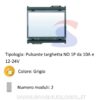 Pulsante targhetta "IDEA" NO 10A 12-24V, Grigio - VIMAR 16190