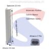 Plafoniera LED rettangolare bianco luce naturale 4500° - VTAC 6170