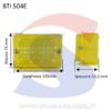 Cassetta portafrutti da incasso 135x74x53,5mm 4 posti - BTICINO 504E
