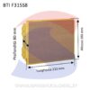 Scatola da incasso per centralino da 8 moduli DIN - BTICINO F315S8