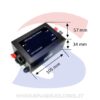 Controller (Dimmer) per strisce LED con telecomando 3 tasti - VTAC 3300