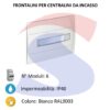 Frontalino in resina termoplastica 6 moduli bianco RAL 9003 - BTICINO E215P/6BN