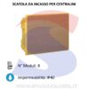 Scatola da incasso per centralino da 8 moduli DIN - BTICINO F315S8