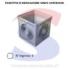 Pozzetto in materiale plastico 550x550x550 mm con fondo - SEM 5555