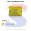 Cassetta portafrutti da incasso 155x74x53,5mm 5 posti - BTICINO 505E