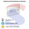 Frontalino in resina termoplastica 12 moduli bianco RAL 9003 - BTICINO E215P/12BN