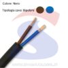Cavo per saldatrice H07RNF 2 x 4 mm² - 9X9 CAVI H07RNF2X4