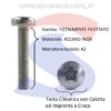 Vite TC con Calotta ed Impronta a Croce Inox 3X30 mm - INOX 7985-2-3*30