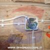 Graffetta con chiodo per cavo Ø 6 mm Bianca - SCAME 830.30/6