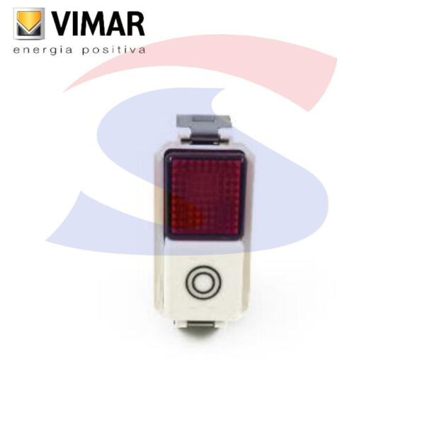 Pulsante + diffusore serie "8000" NO 10A 250V, Bianco crema - VIMAR 08290.R