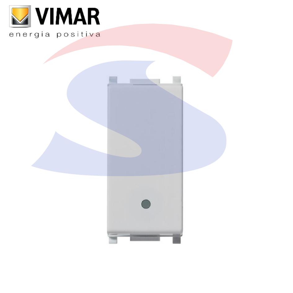 Pulsante serie "PLANA" NO 10A 250V, Silver - VIMAR 14008.SL