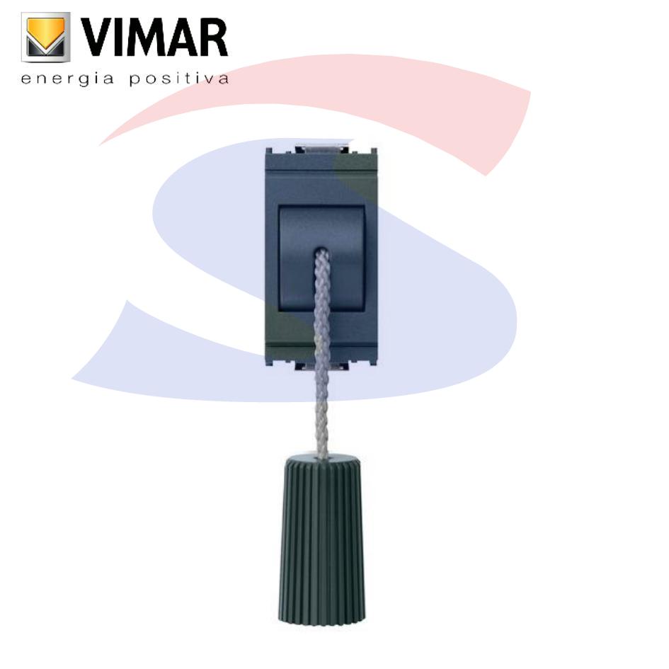 Pulsante a tirante serie "IDEA" NO 10A 250V, Grigio - VIMAR 16084