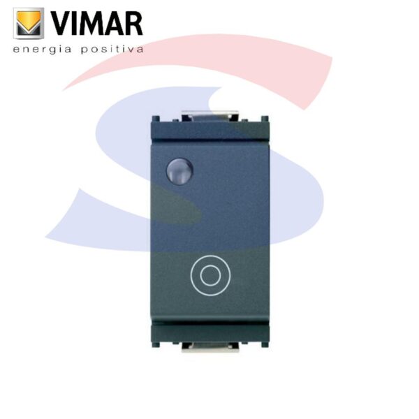 Pulsante luminoso serie "IDEA" NO 10A 250V, Grigio - VIMAR 16090