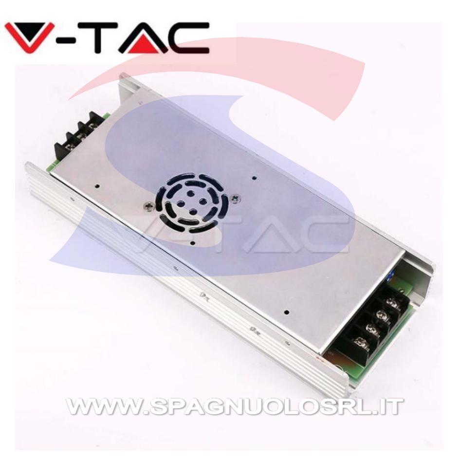 Alimentatore 350W per uso interno 2 uscite c/morsetti a vite  - VTAC 3259