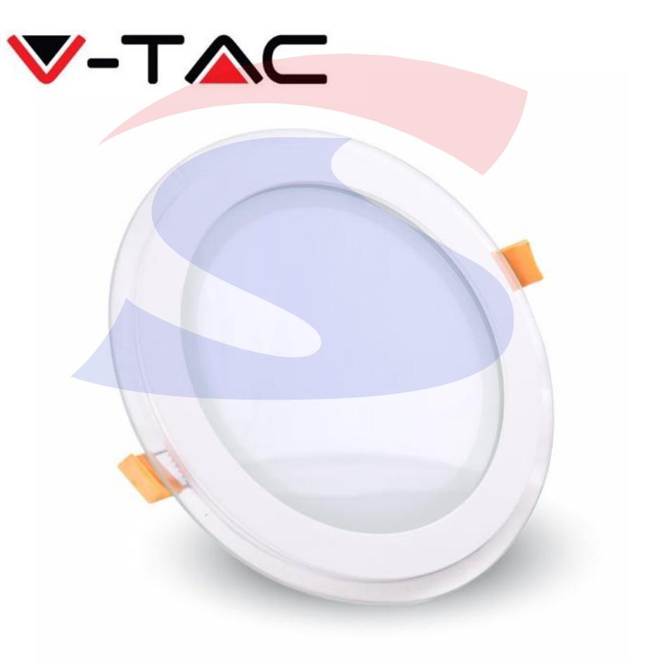 Pannello LED Rotondo da incasso potenza 6 W - VTAC 4740