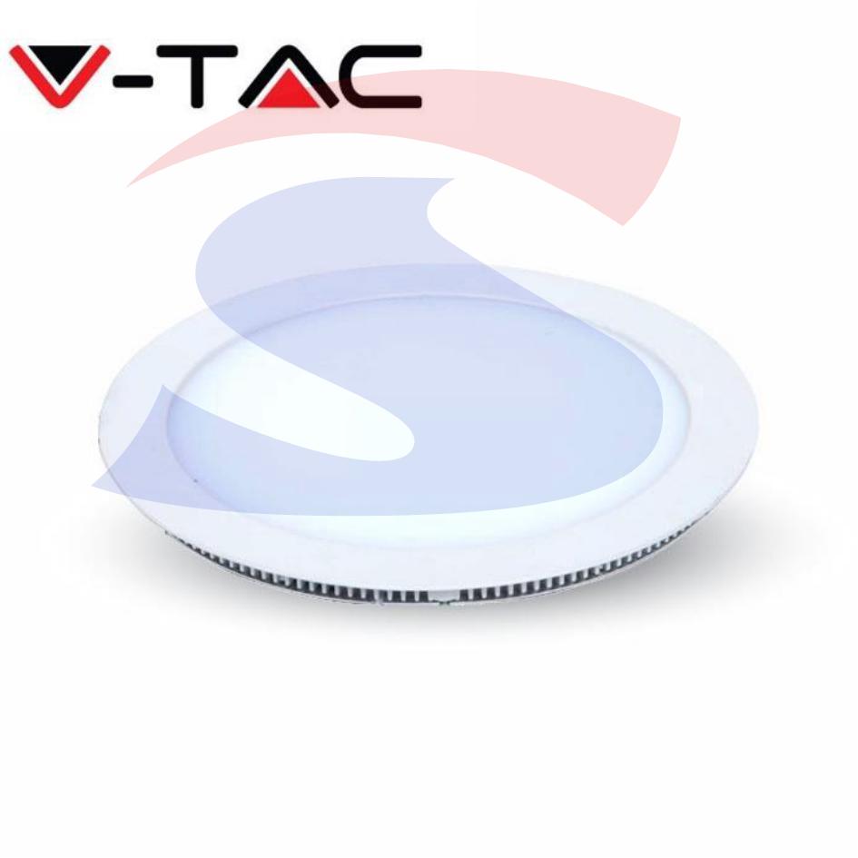 Pannello LED Rotondo da incasso potenza 8 W - VTAC 4822