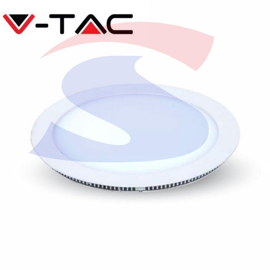 Pannello LED Rotondo da incasso potenza 15 W - VTAC 4828