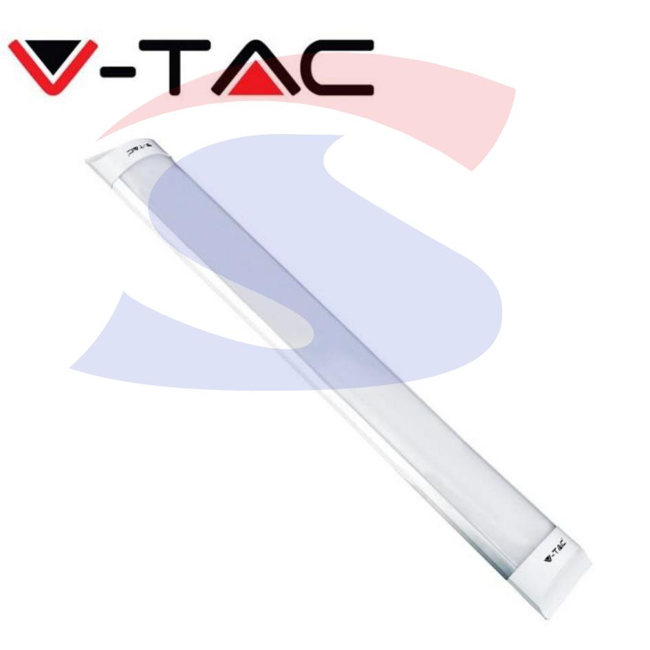 Plafoniera LED rettangolare bianco luce fredda 6000° - VTAC 4995