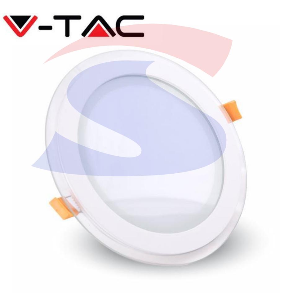 Pannello LED Rotondo da incasso potenza 6 W - VTAC 6277