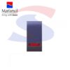 Pulsante con spia luminosa serie "ONDA" 16 A 250V, Nero - MARLANVIL 7706.1