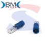 Faston maschio isolato Blu con lama di 6,3 x 8 mm sez. 2,5 - BMM 00280